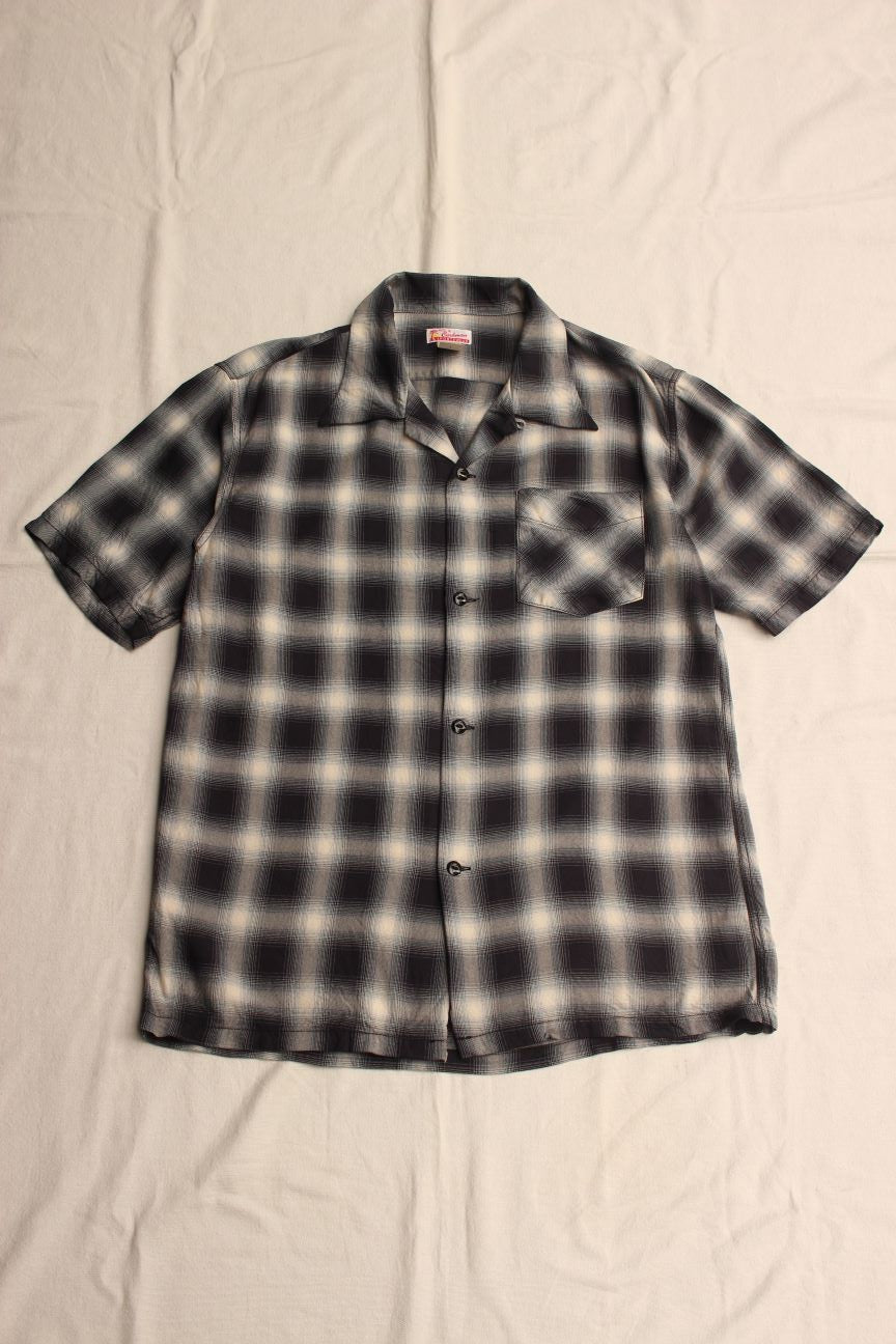 ombre check shirts half sleeve – YZ