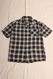 Cushman / OMBRE CHECK OPEN SHIRT (25480,BLACK)