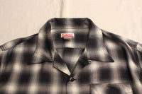 Cushman / OMBRE CHECK OPEN SHIRT (25480,BLACK)