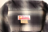 Cushman / OMBRE CHECK OPEN SHIRT (25480,BLACK)