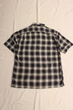 Cushman / OMBRE CHECK OPEN SHIRT (25480,BLACK)