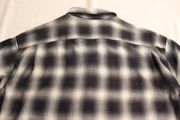 Cushman / OMBRE CHECK OPEN SHIRT (25480,BLACK)