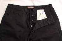 WORKERS / Officer Trousers, Regular Fit, Type2 (Black Chino) / 巻き縫い