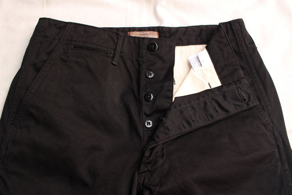 WORKERS / Officer Trousers, Regular Fit, Type2 (Black Chino