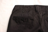 WORKERS / Officer Trousers, Regular Fit, Type2 (Black Chino) / 巻き縫い