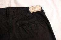 WORKERS / Officer Trousers, Regular Fit, Type2 (Black Chino) / 巻き縫い