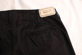 WORKERS / Officer Trousers, Regular Fit, Type2 (Black Chino) / 巻き縫い