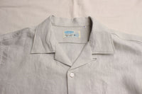 WORKERS / Open Collar Shirt (Snow Linen)