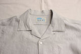 WORKERS / Open Collar Shirt (Snow Linen)