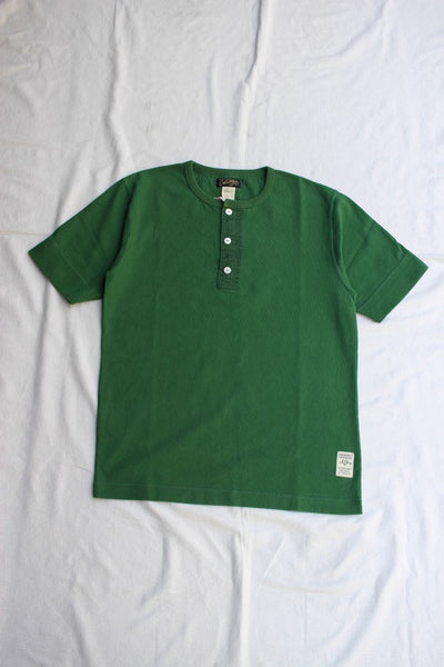 COLIMBO / PRAIRIE DOG HENLEY NECK TEE S/S (ZA-0412,HUNTER GREEN)