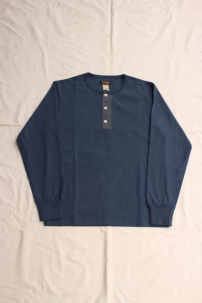 COLIMBO / PRAIRIE DOG L/S HENLEY T-SHIRT (ZZ-0427,NAVY BLUE)