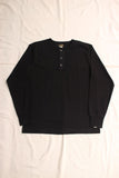 COLIMBO / PRAIRIE DOG L/S HENLEY T-SHIRT (ZA-0438,JET BLACK)