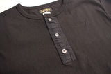 COLIMBO / PRAIRIE DOG L/S HENLEY T-SHIRT (ZA-0438,JET BLACK)
