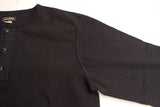 COLIMBO / PRAIRIE DOG L/S HENLEY T-SHIRT (ZA-0438,JET BLACK)