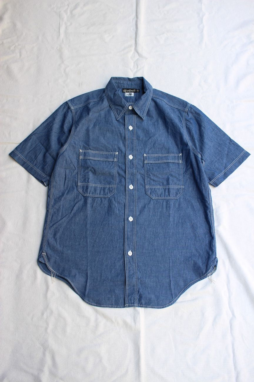 トップス FREEWHEELERS HEAD MAN CUT SLEEVE SHIRT フリーホイーラーズ 【