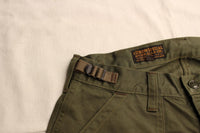 FREEWHEELERS / "SIDEWINDER" MILITARY SHORTS (#2422009,DARK OLIVE)