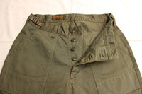 FREEWHEELERS / "SIDEWINDER" MILITARY SHORTS (#2422009,DARK OLIVE)