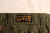 FREEWHEELERS / "SIDEWINDER" MILITARY SHORTS (#2422009,DARK OLIVE)