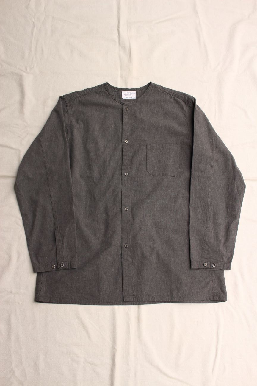 WORKERS / Sleeping Open Front Shirt (Black Chambray) – McFly