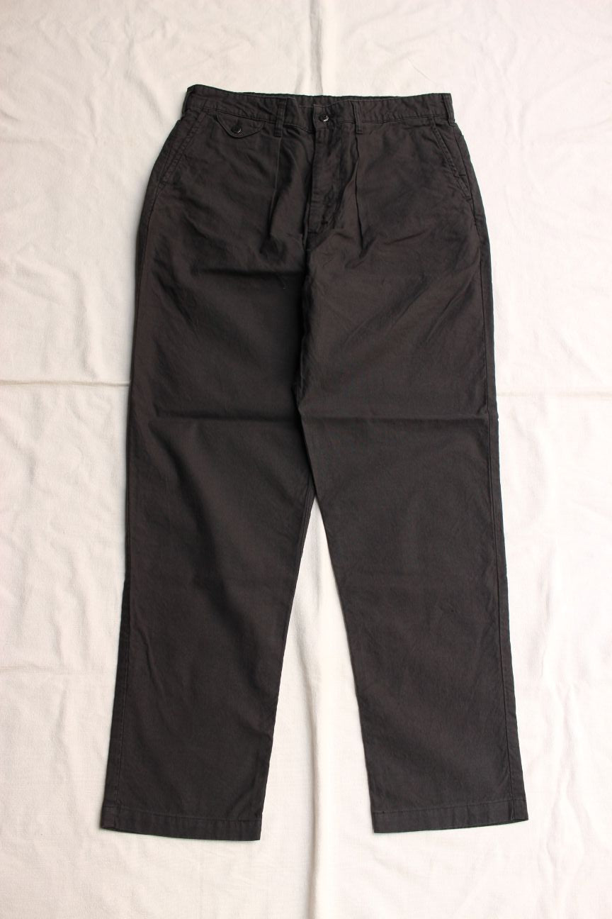 ワーカーズ WORKERS サマートラウザー リネン チャコール Summer Trousers Charcoal Linen／Workers - マメチコ Fashion