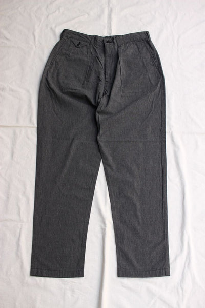 WORKERS / Summer Trousers, 20 (Black Chambray)