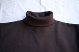 FREEWHEELERS / "TURTLE NECK SWEAT SHIRT" SPECIAL HEAVY WEIGHT (#2534009,JET BLACK × CHARCOAL BLACK)