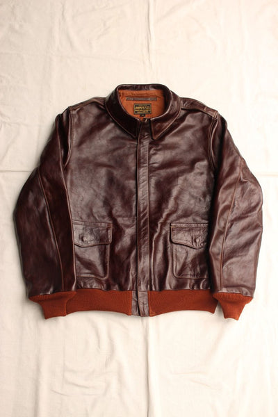 Rainbow Country / JACKET FLYING SUMMER TYPE A-2 (RCL-10071,TOBACCO BROWN) / 2024 model
