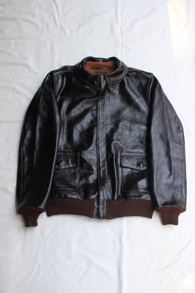 Rainbow Country / JACKET FLYING SUMMER TYPE A-2 (RCL-10072,DARK SEAL BROWN) / 2024 model