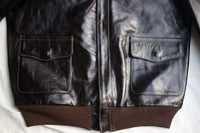 Rainbow Country / JACKET FLYING SUMMER TYPE A-2 (RCL-10072,DARK SEAL BROWN) / 2024 model