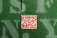 FREEWHEELERS / "U.S. FOREST SERVICE" HENLEY NECKED TYPE SHORT SLEEVE SHIRT (#2425019,TURF GREEN)