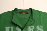 FREEWHEELERS / "U.S. FOREST SERVICE" HENLEY NECKED TYPE SHORT SLEEVE SHIRT (#2425019,TURF GREEN)