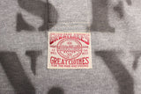 FREEWHEELERS / "U.S. FOREST SERVICE" HENLEY NECKED TYPE SHORT SLEEVE SHIRT (#2425012,MIX GRAY)