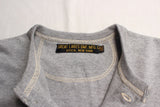 FREEWHEELERS / "U.S. FOREST SERVICE" HENLEY NECKED TYPE SHORT SLEEVE SHIRT (#2425012,MIX GRAY)