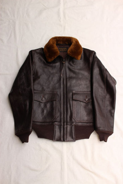 Rainbow Country / BU AER - U.S.NAVY G-1 FLIGHT JACKET (RCL-10074,DARK SEAL BROWN) / 2024 model