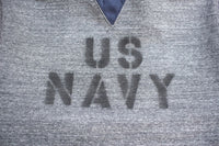 FREEWHEELERS / "U.S.NAVY VF-17 Jolly Rogers" TURTLE NECK SWEAT SHIRT (#2434012,GRAINED CHARCOAL GRAY × OLD NAVY)