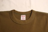 FREEWHEELERS / "UNION OIL" CREW NECKED THERMAL LONG SLEEVE SHIRT (#2435004,OLIVE)