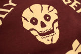 FREEWHEELERS / "USAAF 90TH BG 320TH BSQ JOLLY ROGER" ATHLETIC SWEAT SHIRT (#2434011,OLD BROWN × DRY BEIGE)