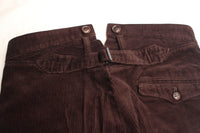 ADJUSTABLE COSTUME / VITO STYLE CORDUROY TROUSERS (AP-071,BROWN)