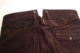 ADJUSTABLE COSTUME / VITO STYLE CORDUROY TROUSERS (AP-071,BROWN)