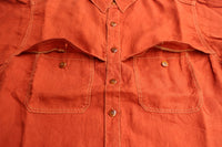 FREEWHEELERS / "WILDLIFE OBSERVER" SHIRT (#2523001,ORANGE)