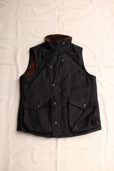 FREEWHEELERS / WINTER AVIATORS' VEST (#2431003,DARK NAVY)