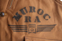 FREEWHEELERS / "MUROC RACING ASSOCIATION" WINTER AVIATORS' VEST (#2331010,SEPIA BROWN)