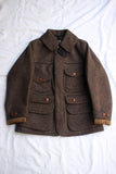 FREEWHEELERS / "WOODLAND" HUNTING JACKET (#2531016,YARN-DYED GRAINED BROWN)