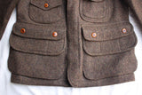 FREEWHEELERS / "WOODLAND" HUNTING JACKET (#2531016,YARN-DYED GRAINED BROWN)