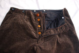 FREEWHEELERS / "YELLOWSTONE" HUNTING TROUSERS (#2532007,GRAINED BROWN)