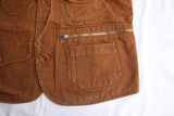 FREEWHEELERS / "Yellowstone" SLEEVELESS COAT (#2321015,YARN-DYED BUFFALO BROWN)