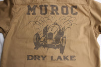 FREEWHEELERS / MILITARY UTILITY SHORT SLEEVE SHIRT "MUROC DRY LAKE" (#1923016,BEIGE)