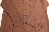 ADJUSTABLE COSTUME / 20s STYLE KNIT SPORT COAT (AK-036,BROWN)