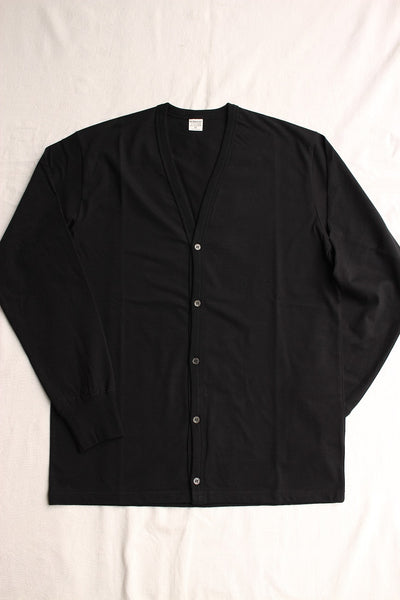 WORKERS / 3 PLY Cardigan (Black)