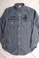 FREEWHEELERS / ENGINEER SHIRT "The LAKES" Sweet Sixteen (#1833006,INDIGO CHAMBRAY)